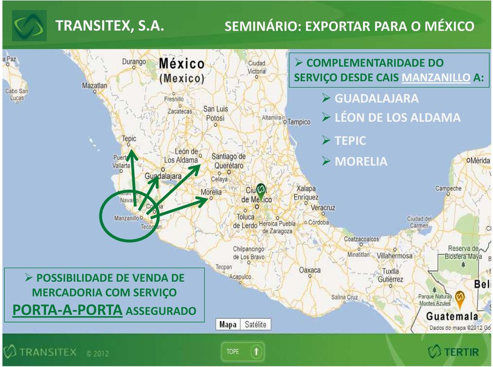 ALDAMA TEPIC MORELIA POSSIBILIDADE DE