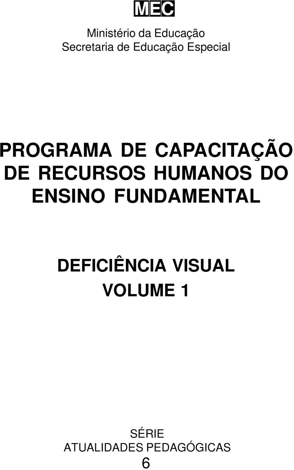 RECURSOS HUMANOS DO ENSINO FUNDAMENTAL