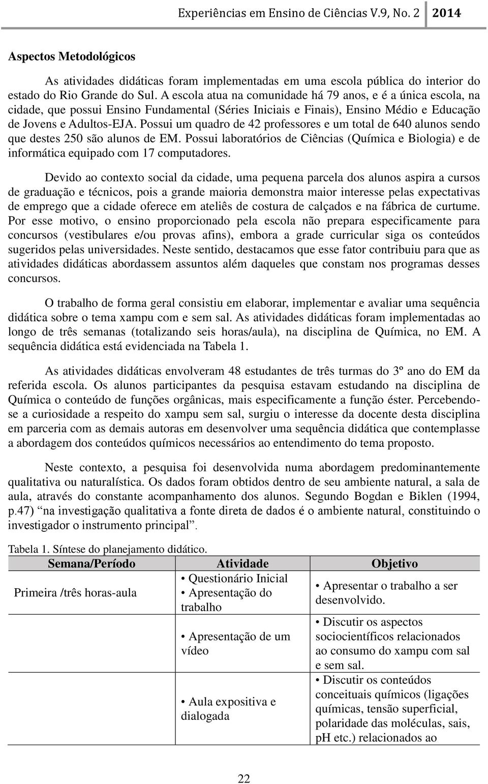 Possui um quadro de 42 professores e um total de 640 alunos sendo que destes 250 são alunos de EM. Possui laboratórios de Ciências (Química e Biologia) e de informática equipado com 17 computadores.