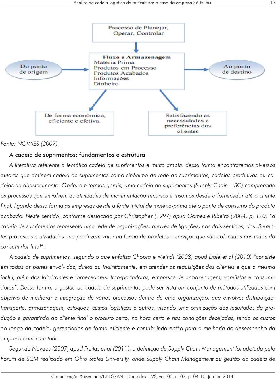 como sinônimo de rede de suprimentos, cadeias produtivas ou cadeias de abastecimento.