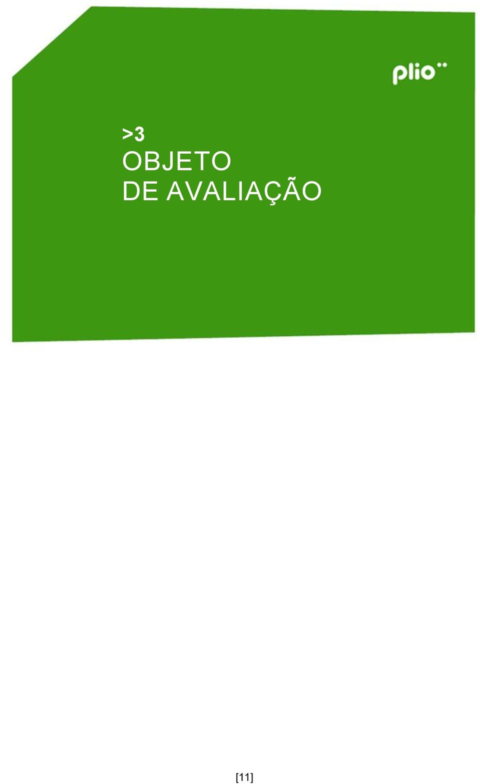 AVALIAÇÃO