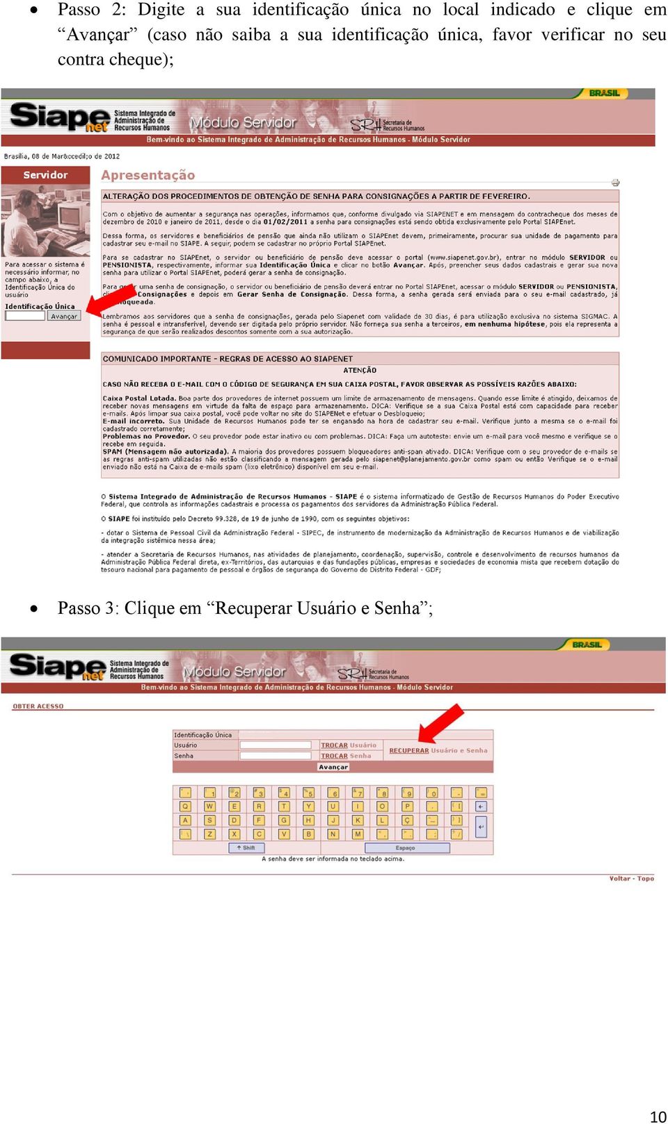 identificação única, favor verificar no seu contra