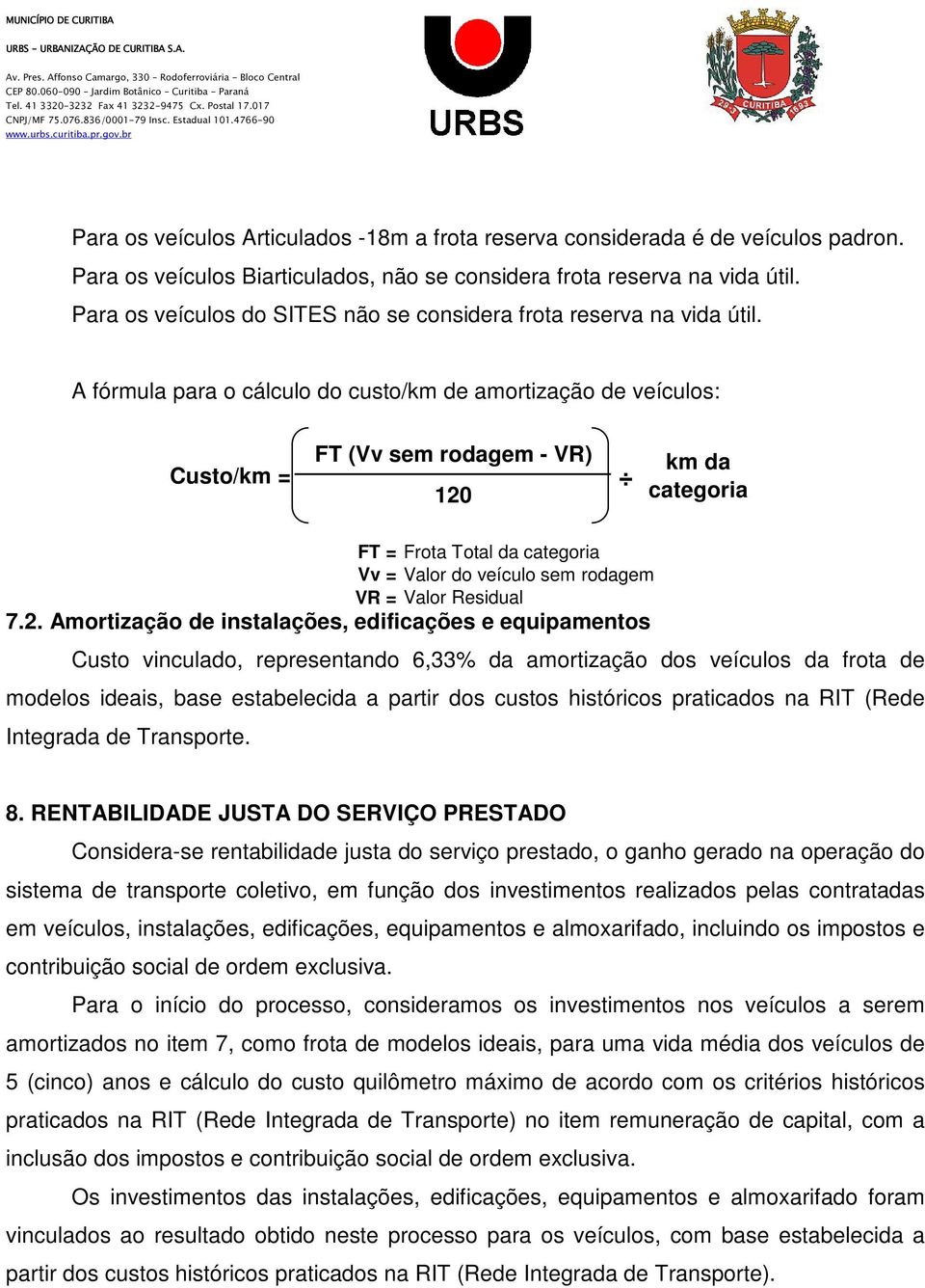 km da categoria 7.2.