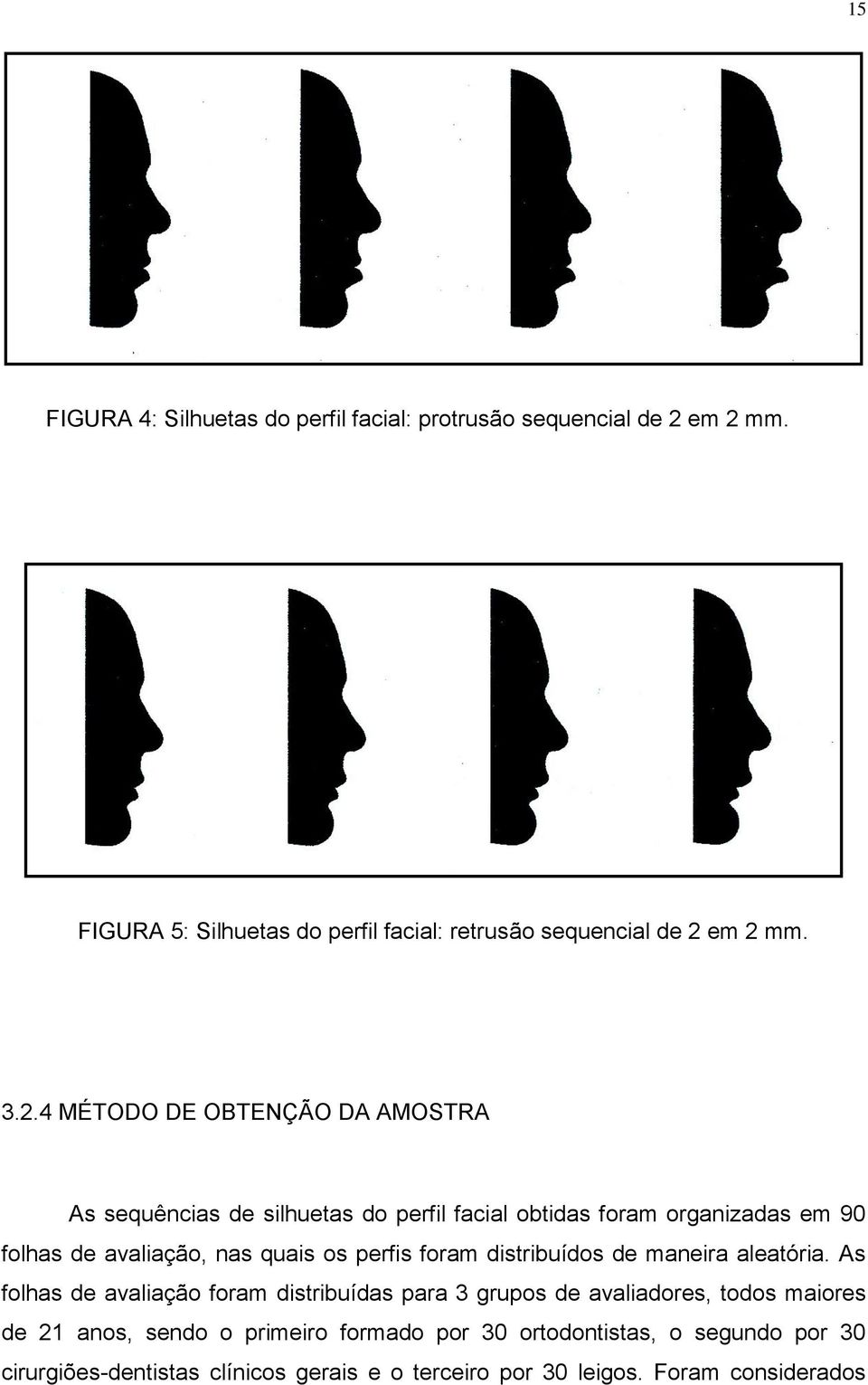 perfis foram distribuídos de maneira aleatória.