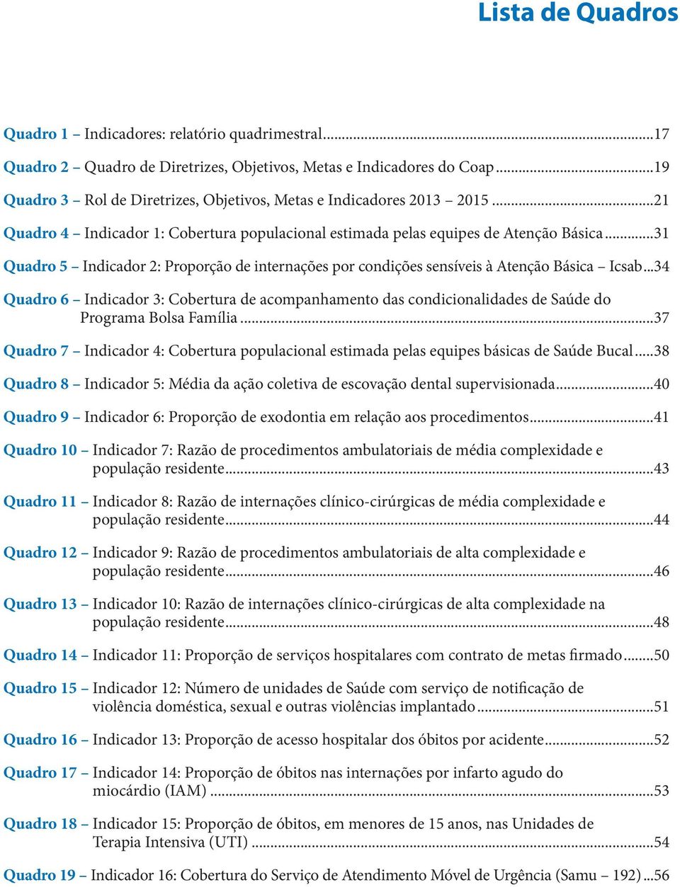 ..31 Quadro 5 Indicador 2: Proporção de internações por condições sensíveis à Atenção Básica Icsab.