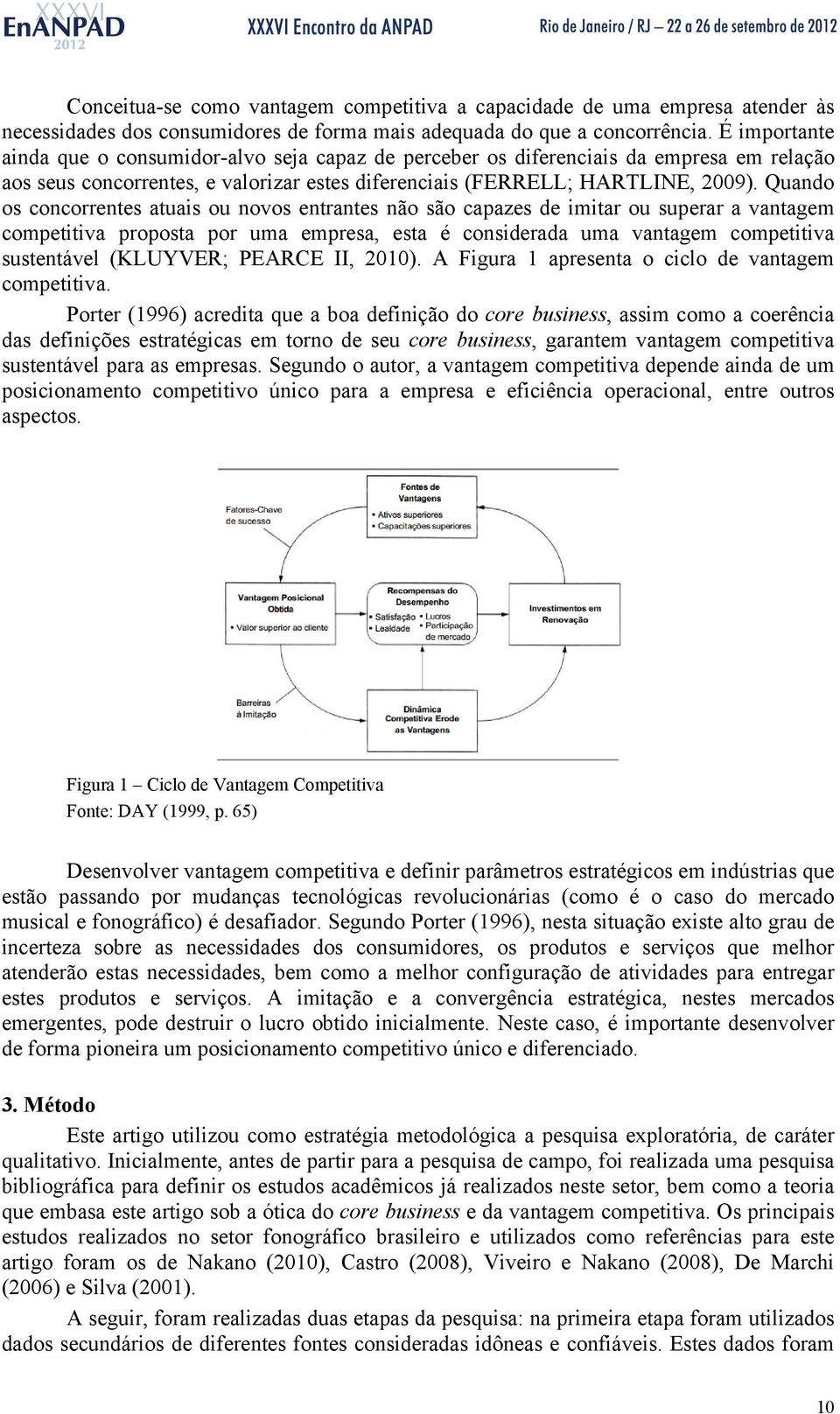 Quando os concorrentes atuais ou novos entrantes não são capazes de imitar ou superar a vantagem competitiva proposta por uma empresa, esta é considerada uma vantagem competitiva sustentável