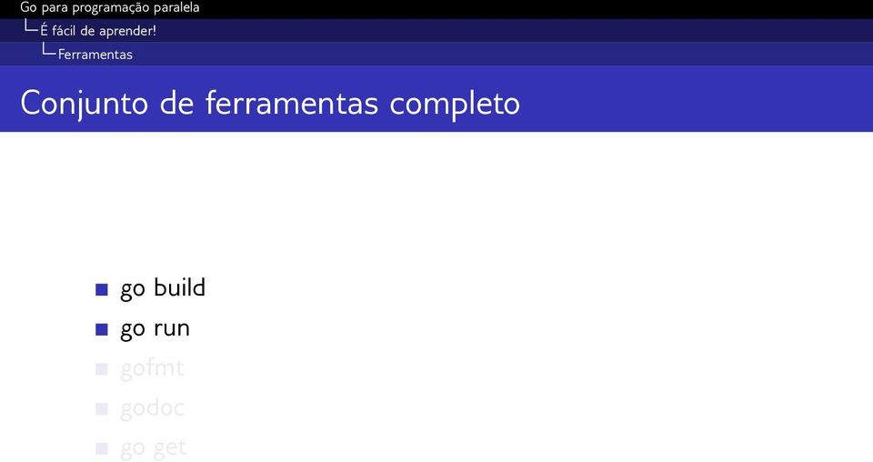 ferramentas completo go