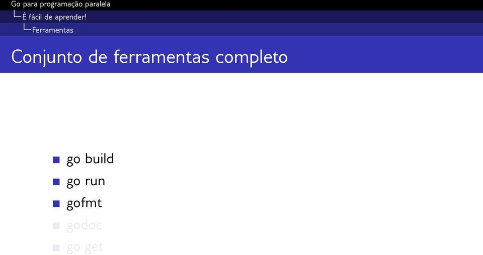ferramentas completo go
