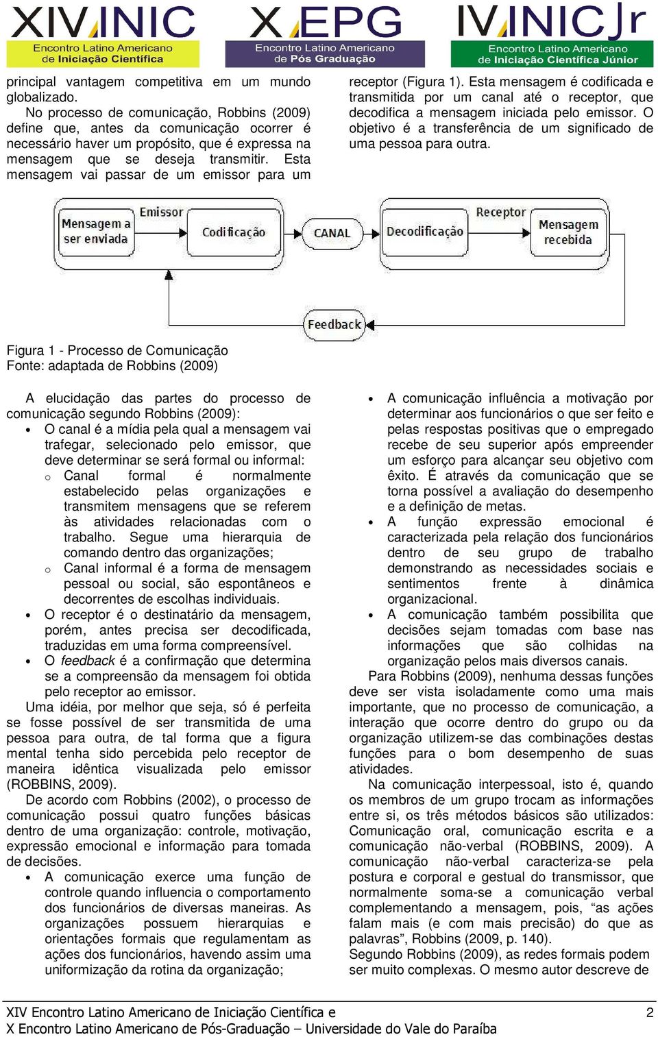 Esta mensagem vai passar de um emissor para um receptor (Figura 1). Esta mensagem é codificada e transmitida por um canal até o receptor, que decodifica a mensagem iniciada pelo emissor.