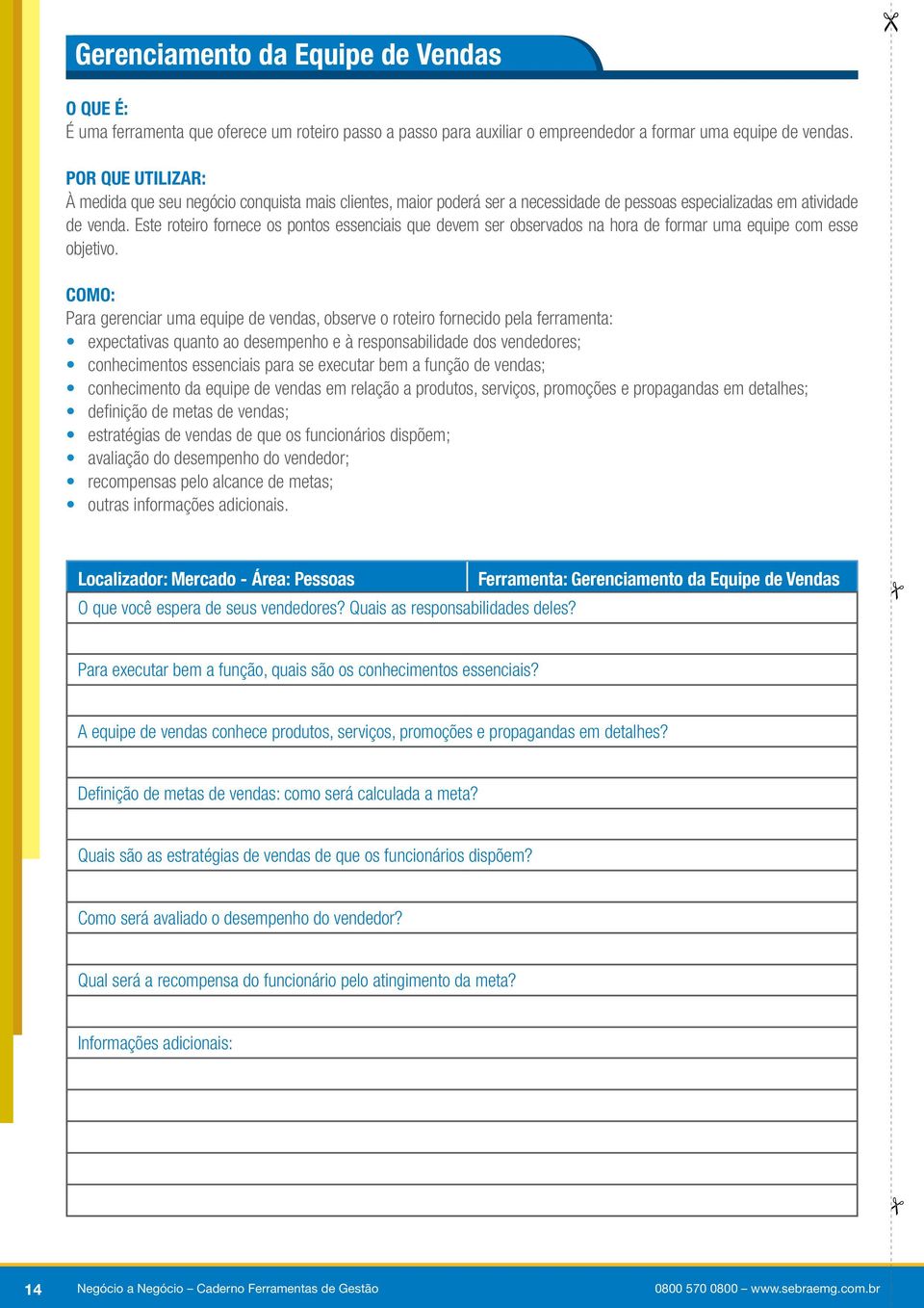 Este roteiro fornece os pontos essenciais que devem ser observados na hora de formar uma equipe com esse objetivo.