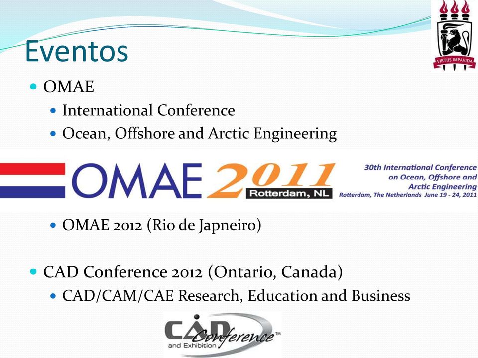 de Japneiro) CAD Conference 2012 (Ontario,