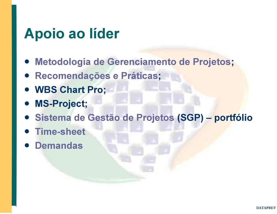 Chart Pro; MS-Project; Sistema de Gestão de