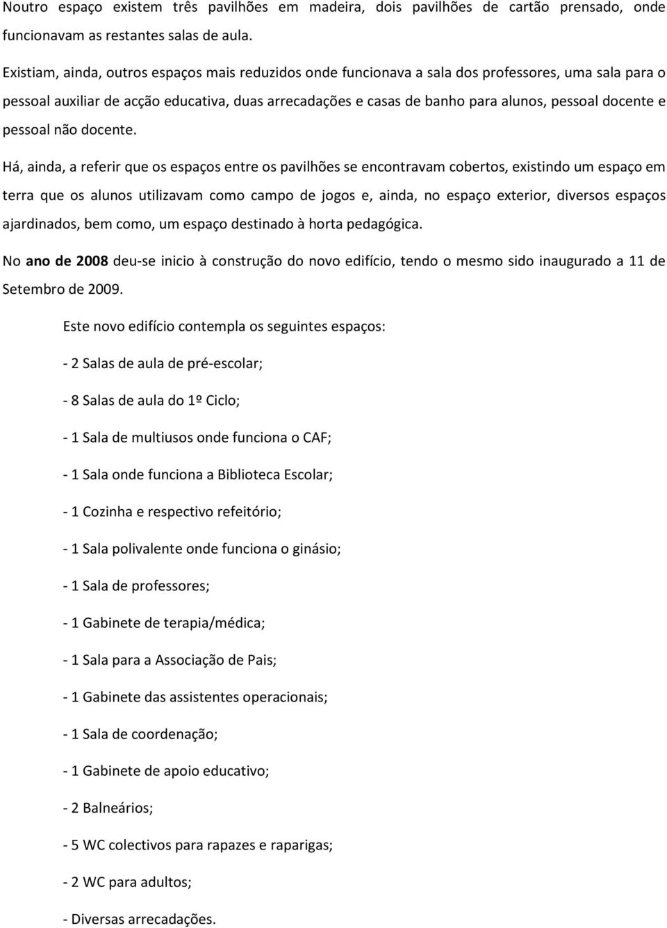 docente e pessoal não docente.