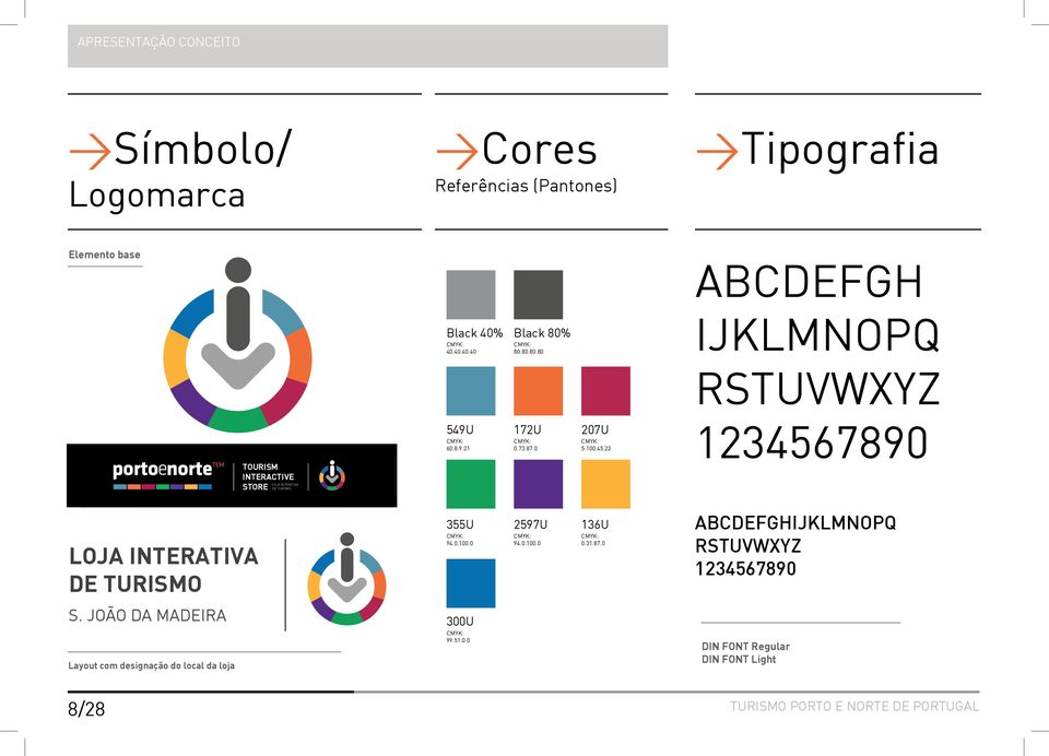 22 1234567890 LOJA INTERATIVA DE TURISMO 355U CMYK: 94.0.100.0 2597U CMYK: 94.0.100.0 136U CMYK: 0.31.87.0 ABCDEFGHIJKLMNOPQ RSTUVWXYZ 1234567890 S.