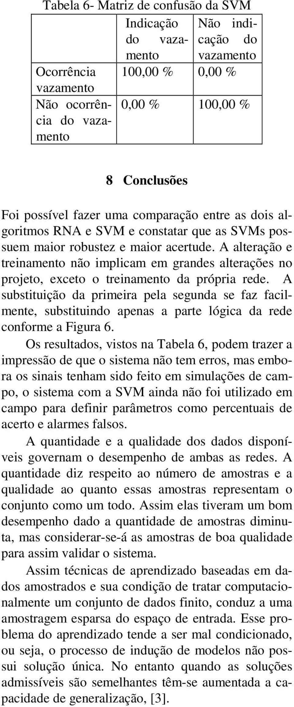 A alteração e treinaento não iplica e grandes alterações no proeto, exceto o treinaento da própria rede.