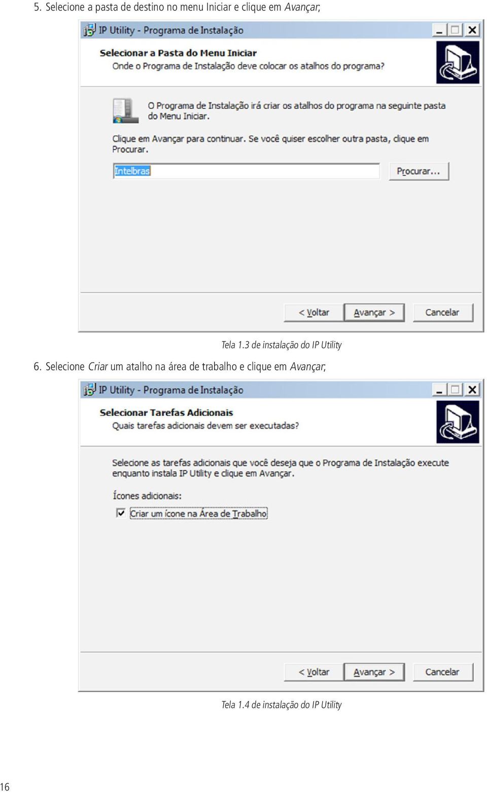 3 de instalação do IP Utility 6.