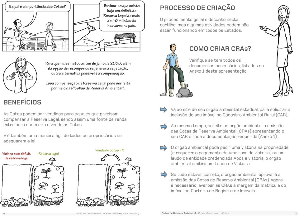 Para quem desmatou antes de julho de 2008, além da opção de recompor ou regenerar a vegetação, outra alternativa possível é a compensação.