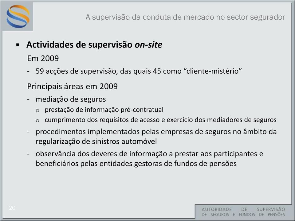 mediadores de seguros - procedimentos implementados pelas empresas de seguros no âmbito da regularização de sinistros