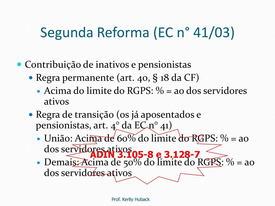 aposentados e pensionistas, art.