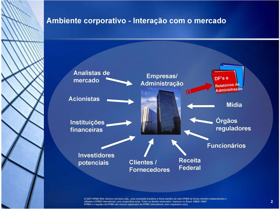 Administração DF s e Relatórios da Administração Mídia Órgãos