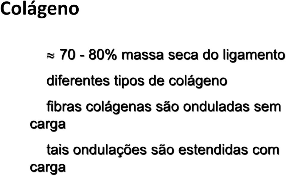 colágeno fibras colágenas são