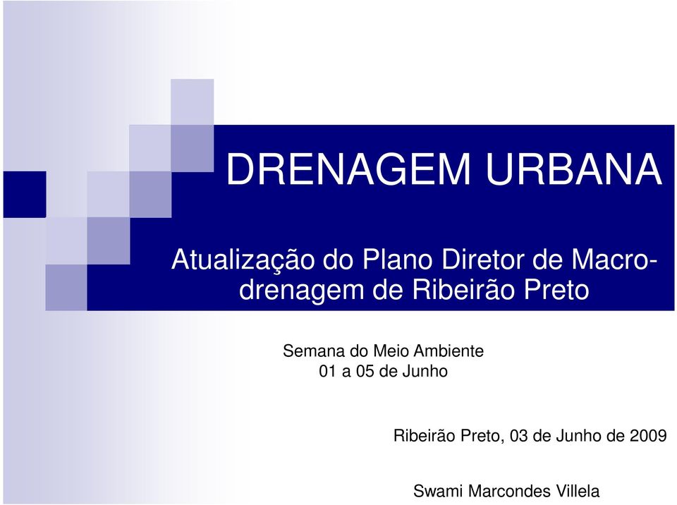 Meio Ambiente 01 a 05 de Junho Ribeirão