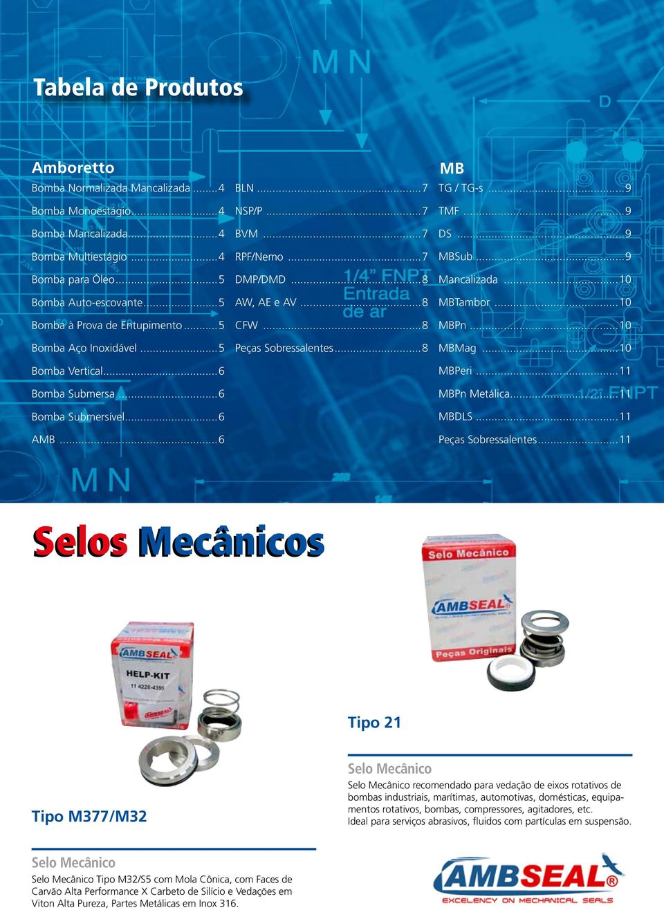 ..9 MBSub...9 Mancalizada...10 MBTambor...10 MBPn...10 MBMag...10 MBPeri...11 MBPn Metálica...11 MBDLS...11 Peças Sobressalentes.