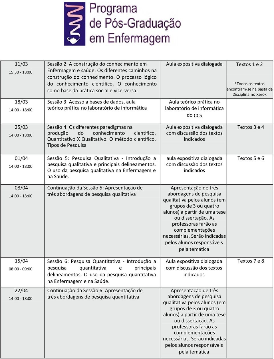 Sessão 3: Acesso a bases de dados, aula teórico prática no laboratório de informática Textos 1 e 2 Aula teórico prática no laboratório de informática do CCS *Todos os textos encontram-se na pasta da