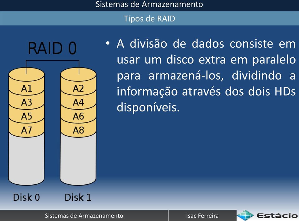 paralelo para armazená-los, dividindo