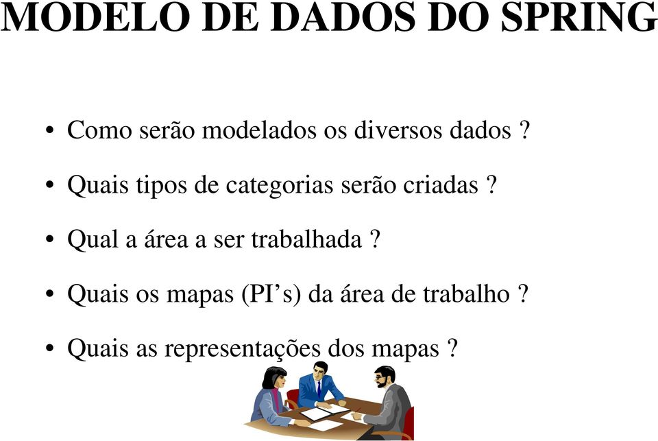 Quais tipos de categorias serão criadas?