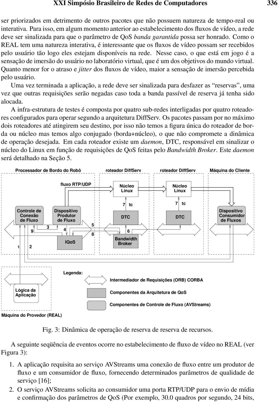 Como o REAL tem uma natureza interativa, é interessante que os fluxos de vídeo possam ser recebidos pelo usuário tão logo eles estejam disponíveis na rede.