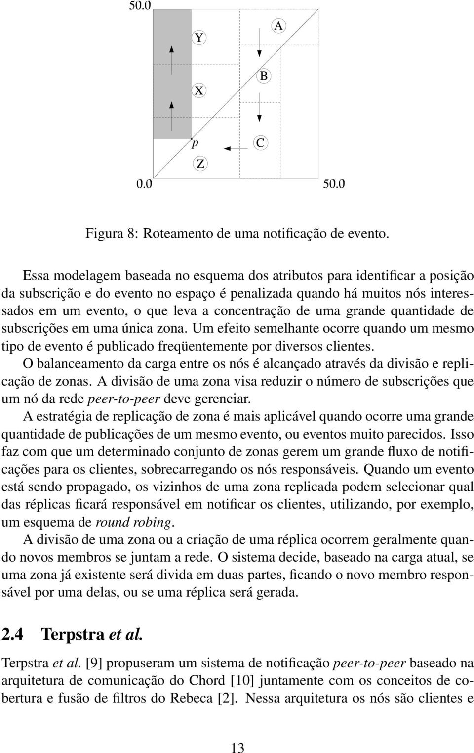 de uma grande quantidade de subscrições em uma única zona. Um efeito semelhante ocorre quando um mesmo tipo de evento é publicado freqüentemente por diversos clientes.