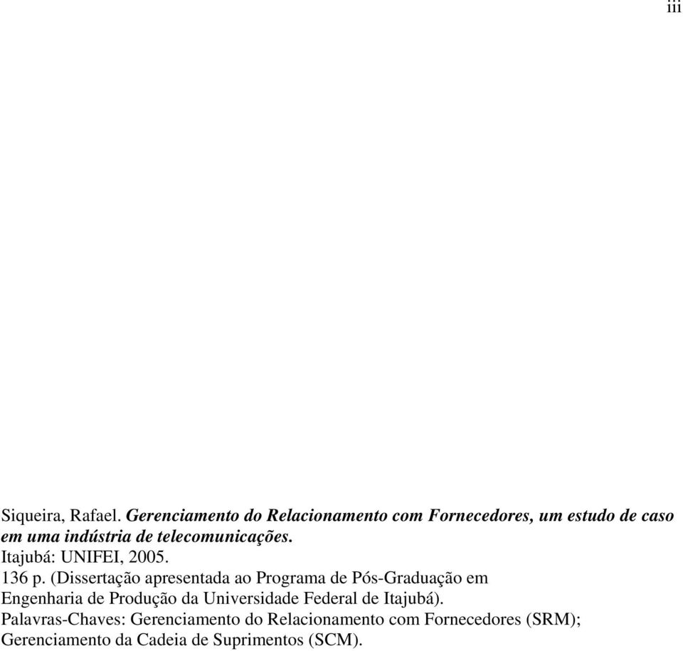 telecomunicações. Itajubá: UNIFEI, 2005. 136 p.