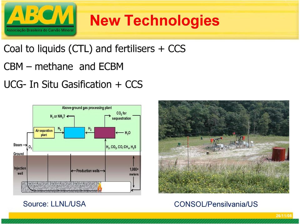 methane and ECBM UCG- In Situ