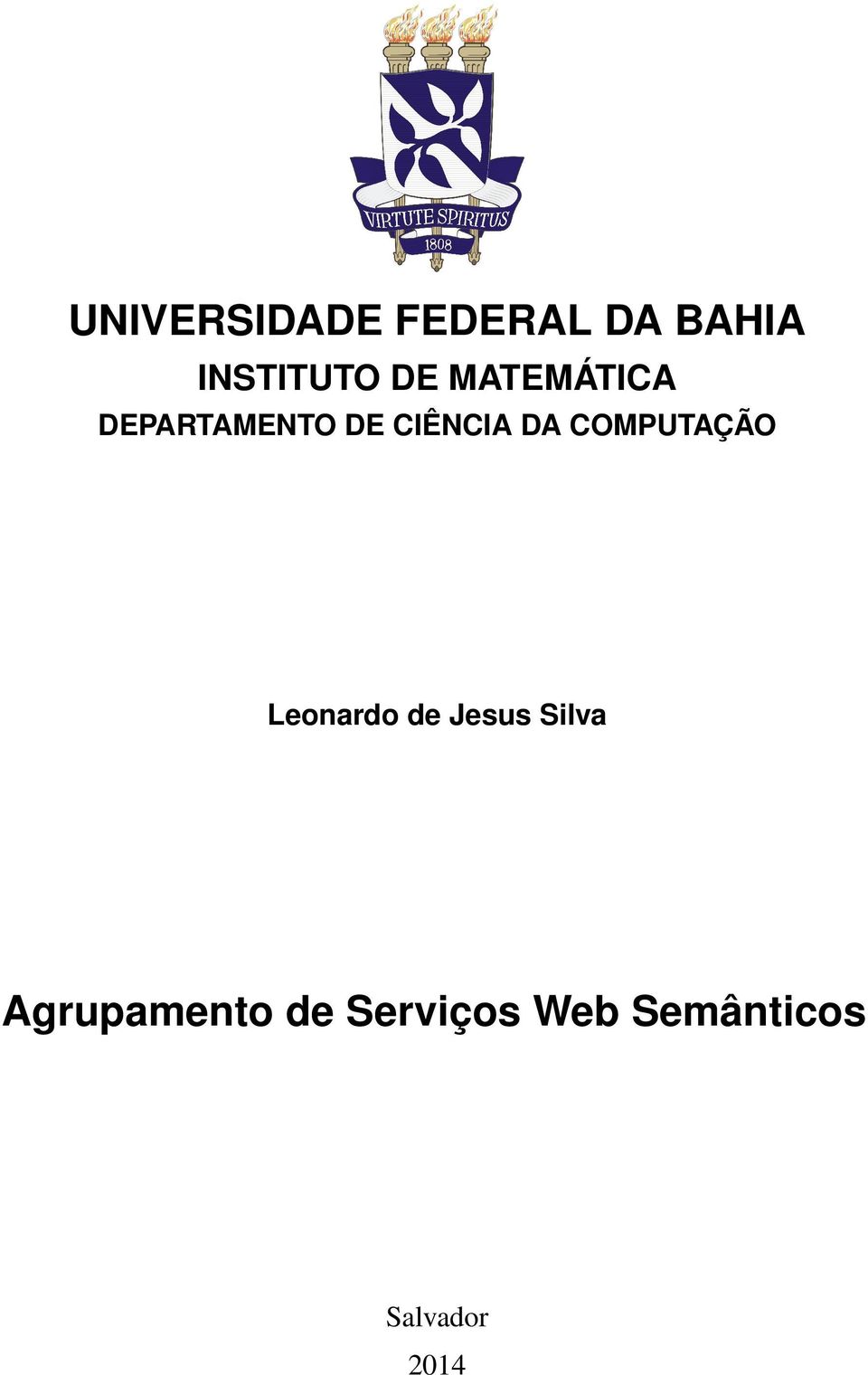 COMPUTAÇÃO Leonardo de Jesus Silva