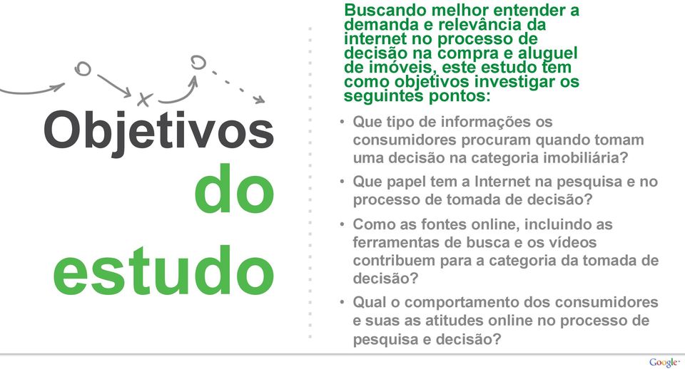 imobiliária? Que papel tem a Internet na pesquisa e no processo de tomada de decisão?