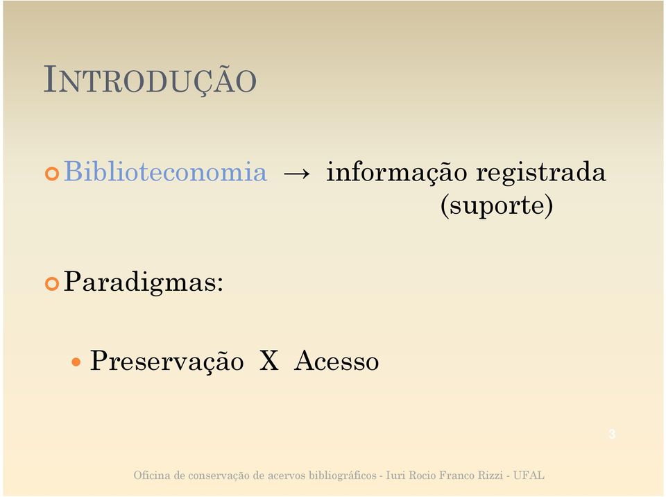 informação registrada