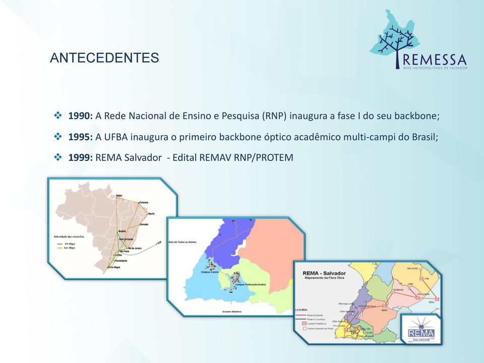 inaugura o primeiro backbone óptico acadêmico