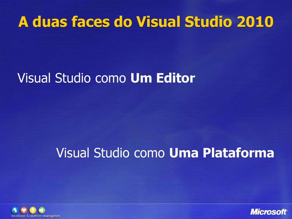 Studio como Um Editor