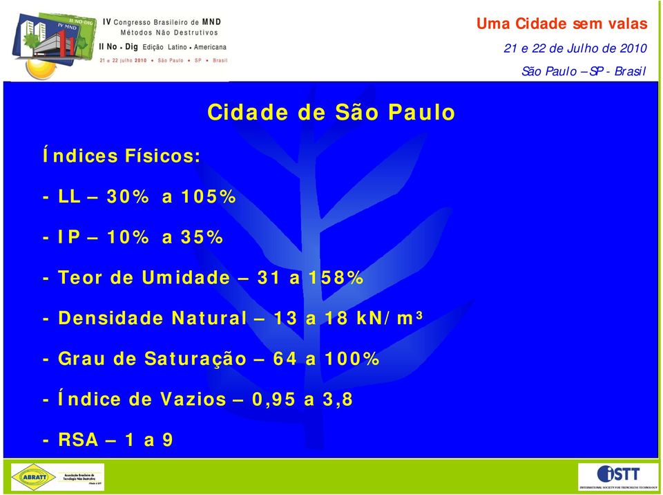 Densidade Natural 13 a 18 kn/m³ - Grau de