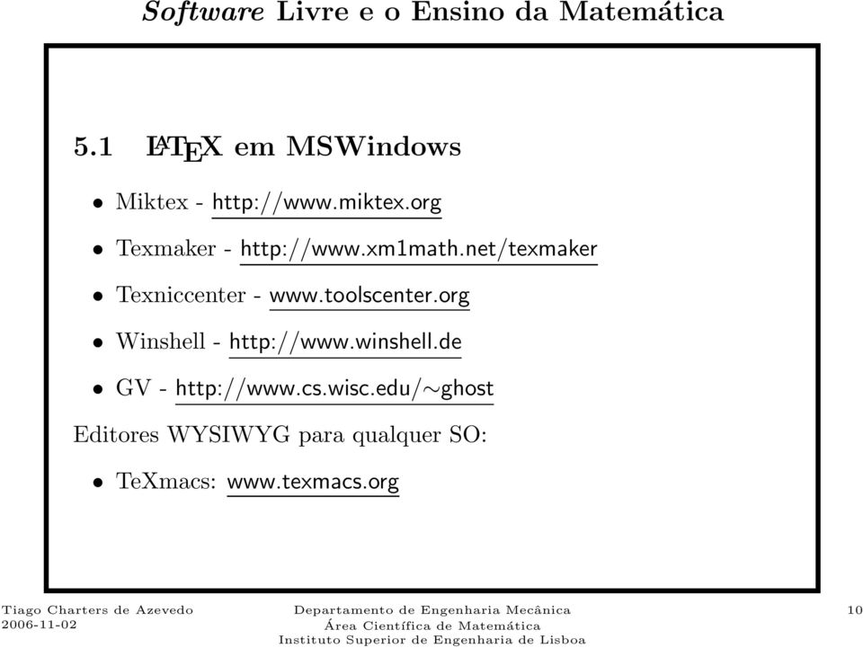 toolscenter.org Winshell - http://www.winshell.de GV - http://www.