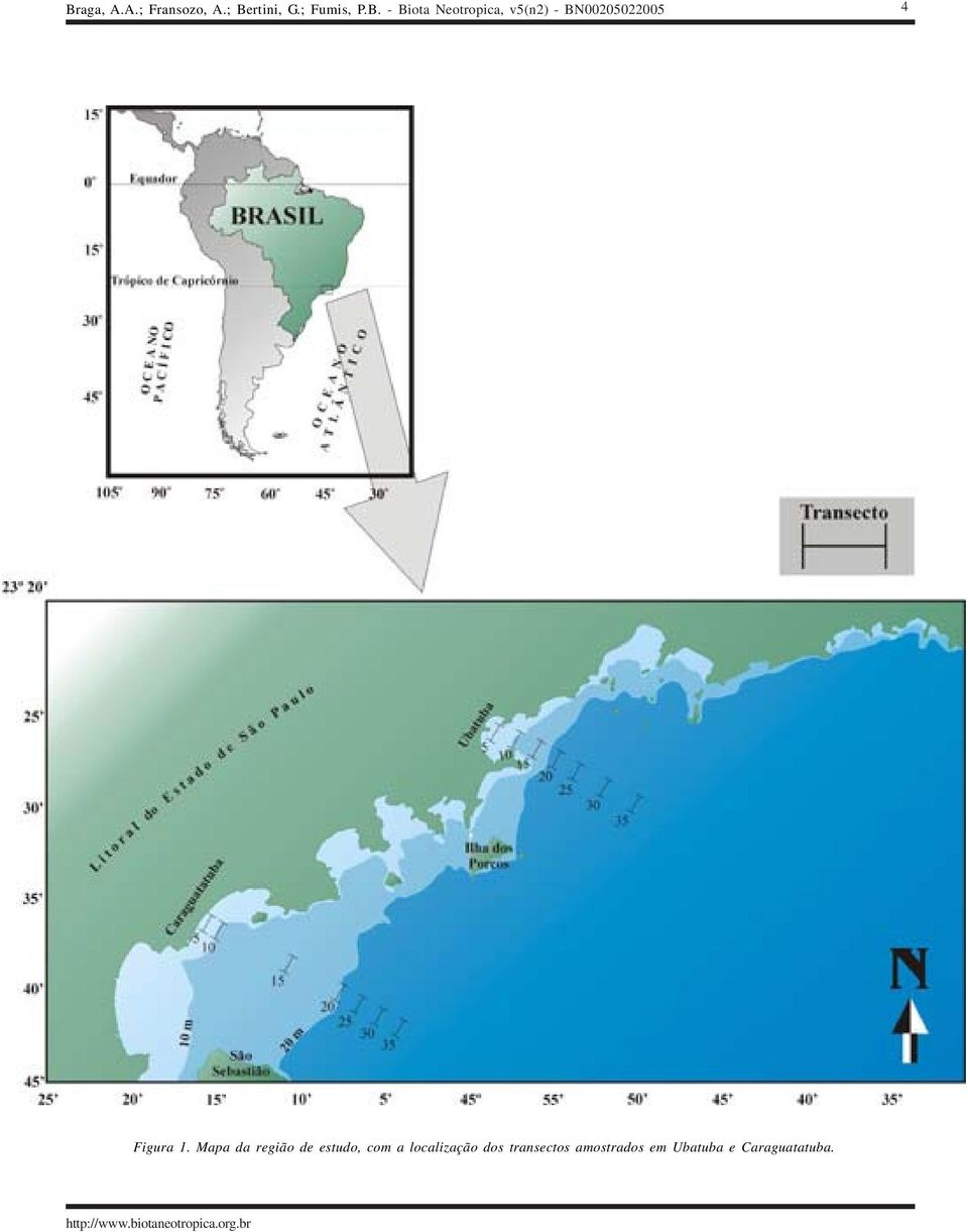 com a localização dos