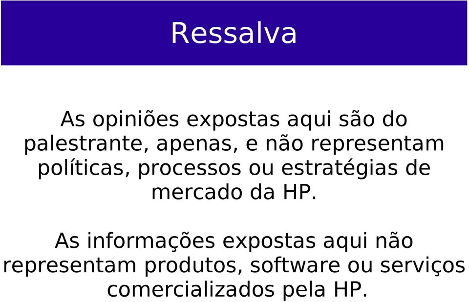 estratégias de mercado da HP.