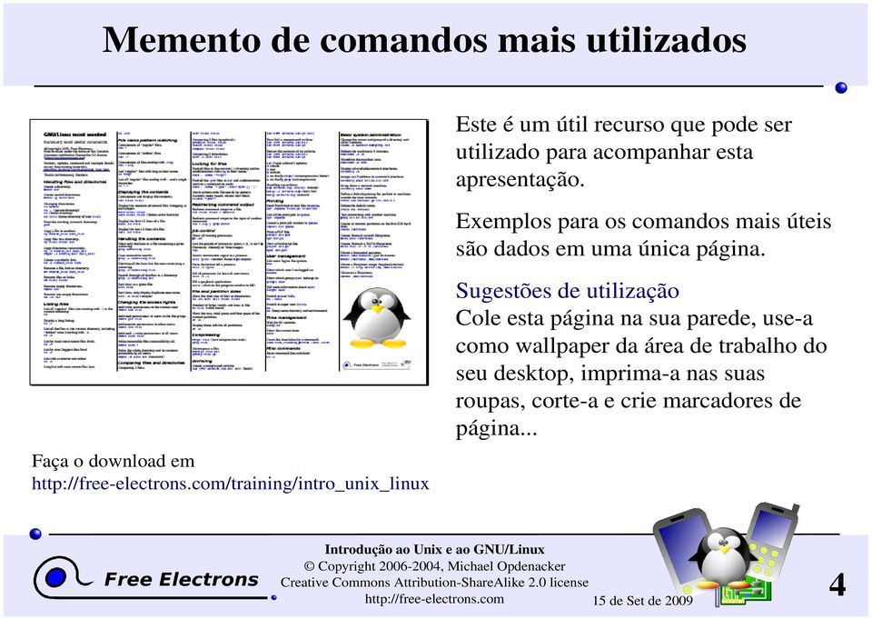 Faça o download em http://free-electrons.