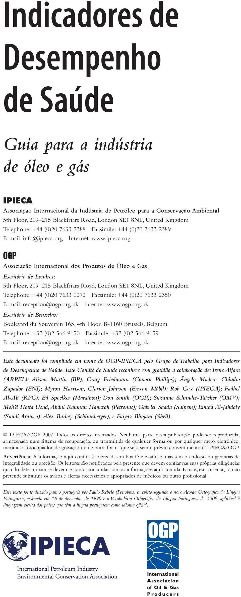 org Internet: www.ipieca.