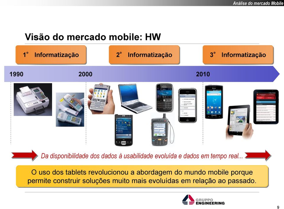 usabilidade evoluída e dados em tempo real.