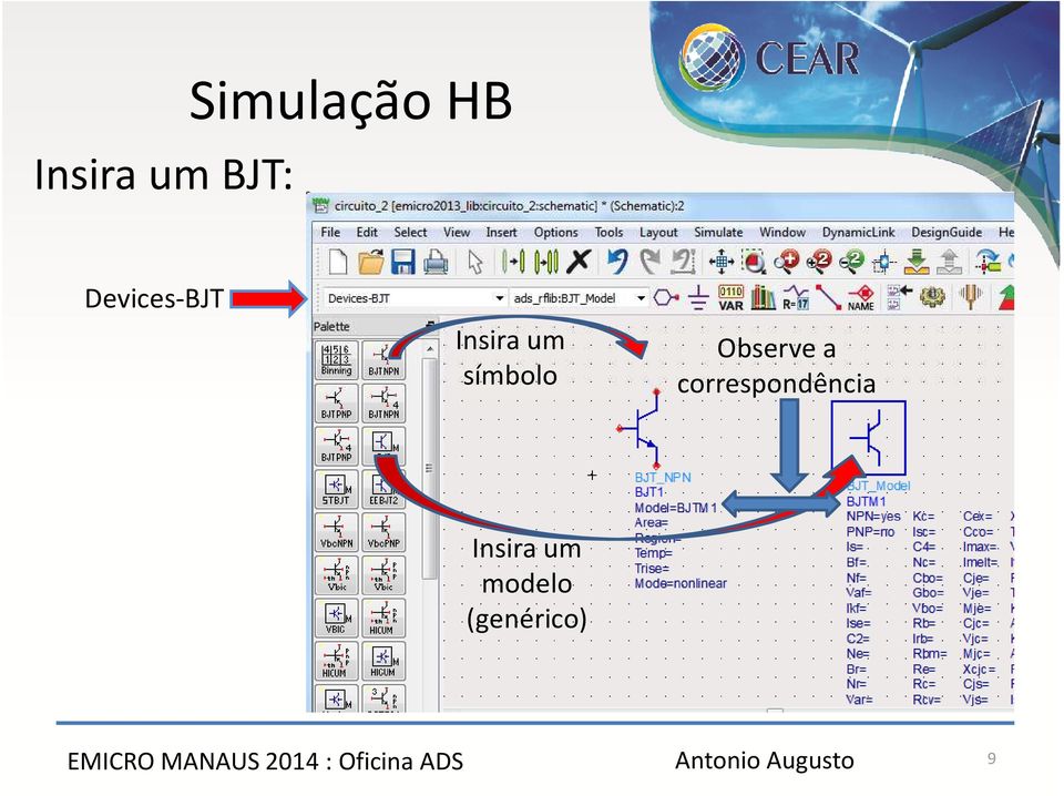 correspondência Insira um modelo