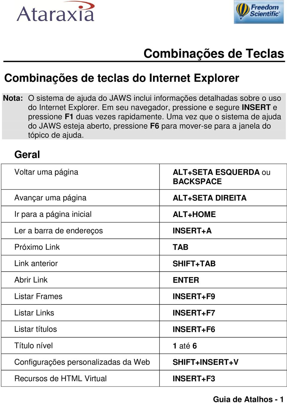 Uma vez que o sistema de ajuda do JAWS esteja aberto, pressione F6 para mover-se para a janela do tópico de ajuda.