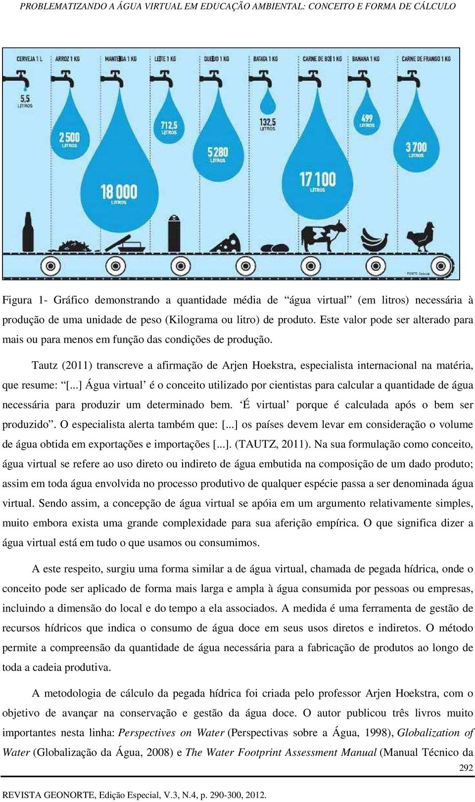 ..] Água virtual é o conceito utilizado por cientistas para calcular a quantidade de água necessária para produzir um determinado bem. É virtual porque é calculada após o bem ser produzido.