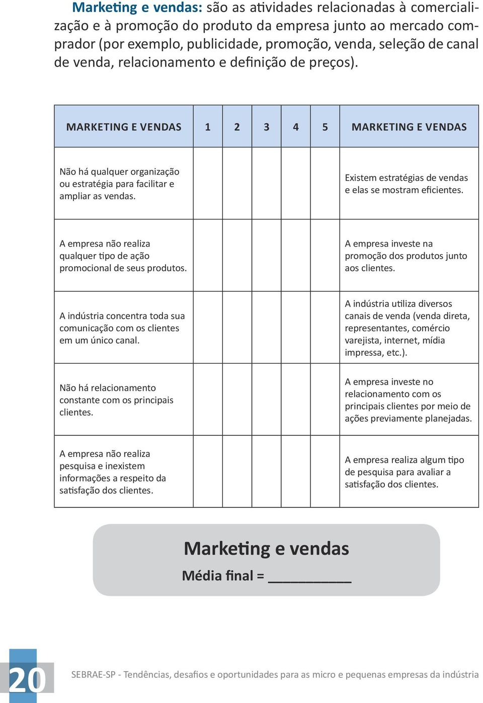 Existem estratégias de vendas e elas se mostram eficientes. A empresa não realiza qualquer tipo de ação promocional de seus produtos. A empresa investe na promoção dos produtos junto aos clientes.